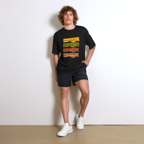 Unisex performance crew neck t-shirt "Safety Second" - Image 2