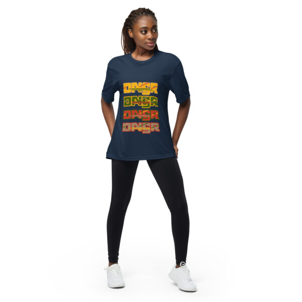 Unisex performance crew neck t-shirt "Safety Second" - Image 3