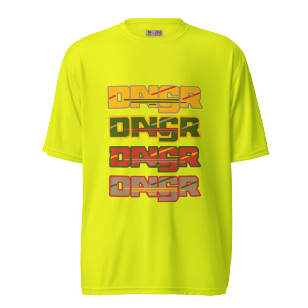 Unisex performance crew neck t-shirt "Safety Second" - Image 14